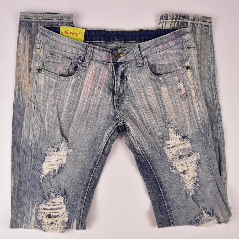 Machine Nouvelle Mode Jeans Size 30 US 44 Italy - Picture 1 of 8